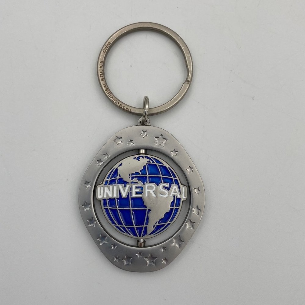 Universal Studios Metal World Icon Nicolas Keychain Keyring Theme Park Souvenir